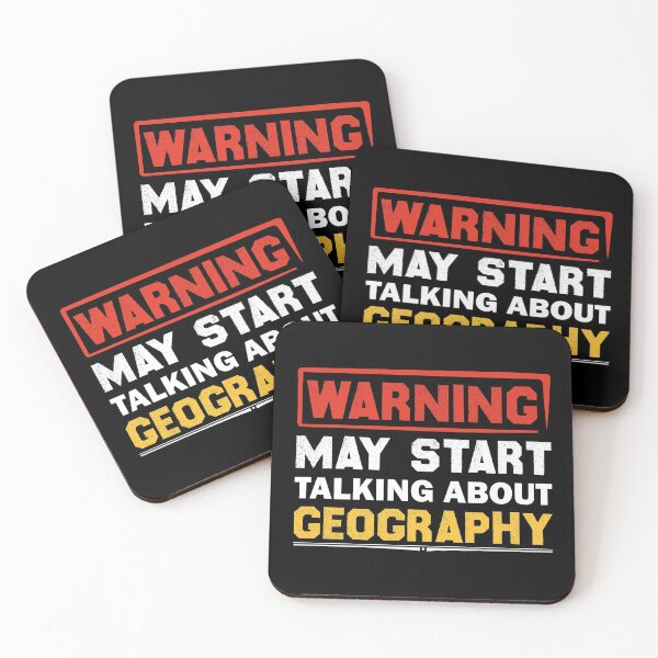 Item preview, Warning May Start Talking About Geography designed and sold by Life Shop.