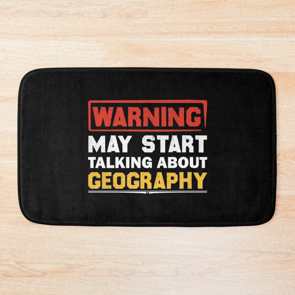 Item preview, Warning May Start Talking About Geography designed and sold by Life Shop.