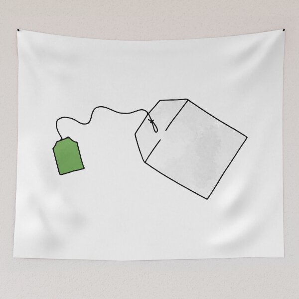 Item preview, Watercolor Tea Bag designed and sold by murialbezanson.