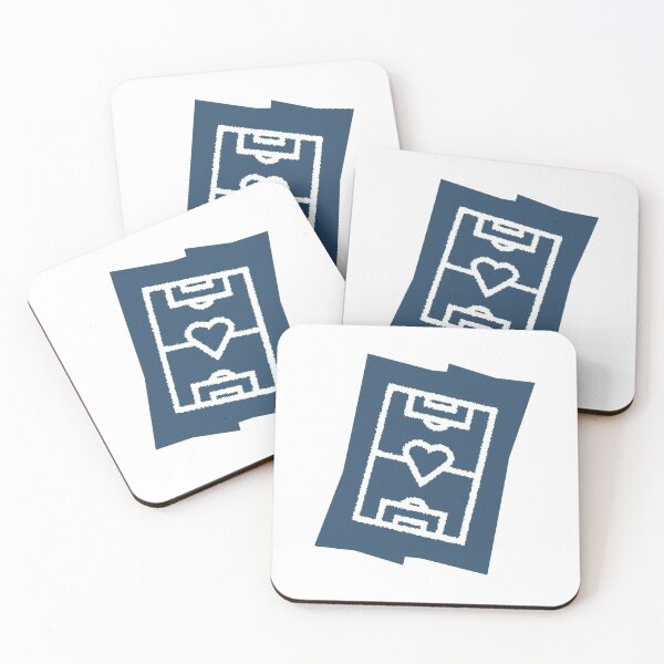 Item preview, Soccer field with heart - dark blue designed and sold by 22ndbrand.