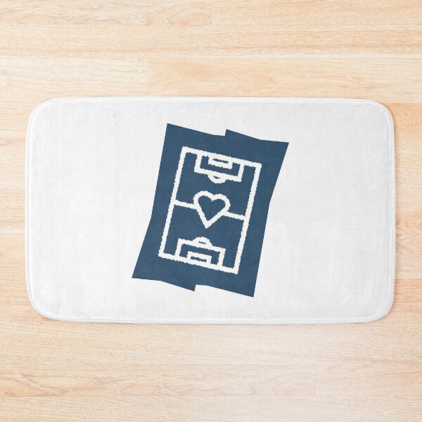 Item preview, Soccer field with heart - dark blue designed and sold by 22ndbrand.