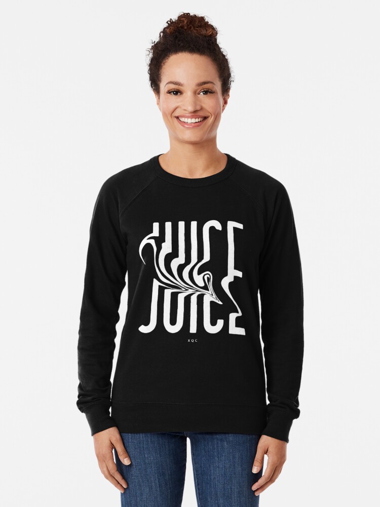 "Xqc juice merch" Lightweight Sweatshirt for Sale by NDodaj Redbubble