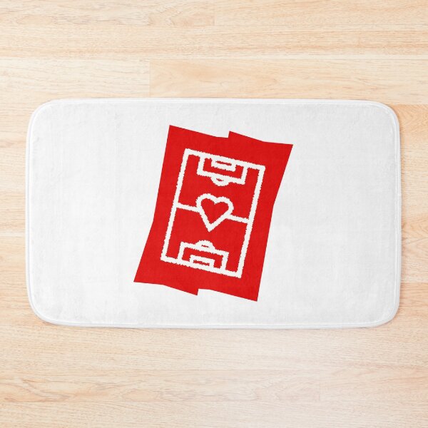 Item preview, Soccer field with heart - red designed and sold by 22ndbrand.