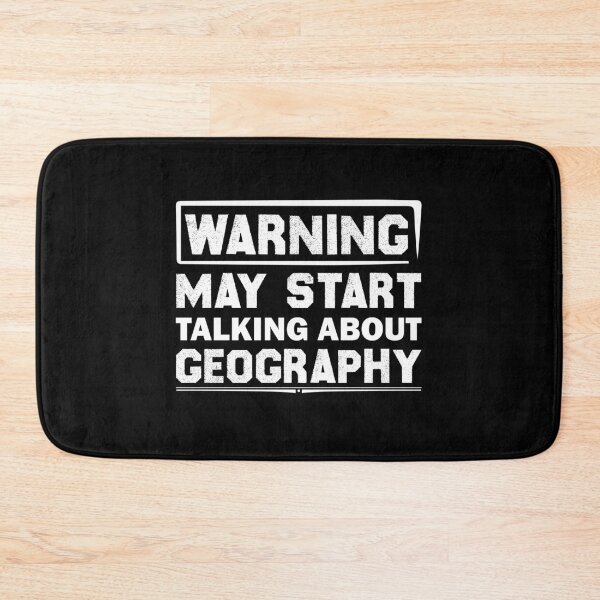 Item preview, Warning May Start Talking About Geography designed and sold by Life Shop.