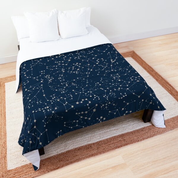 Navy Constellations Comforter
