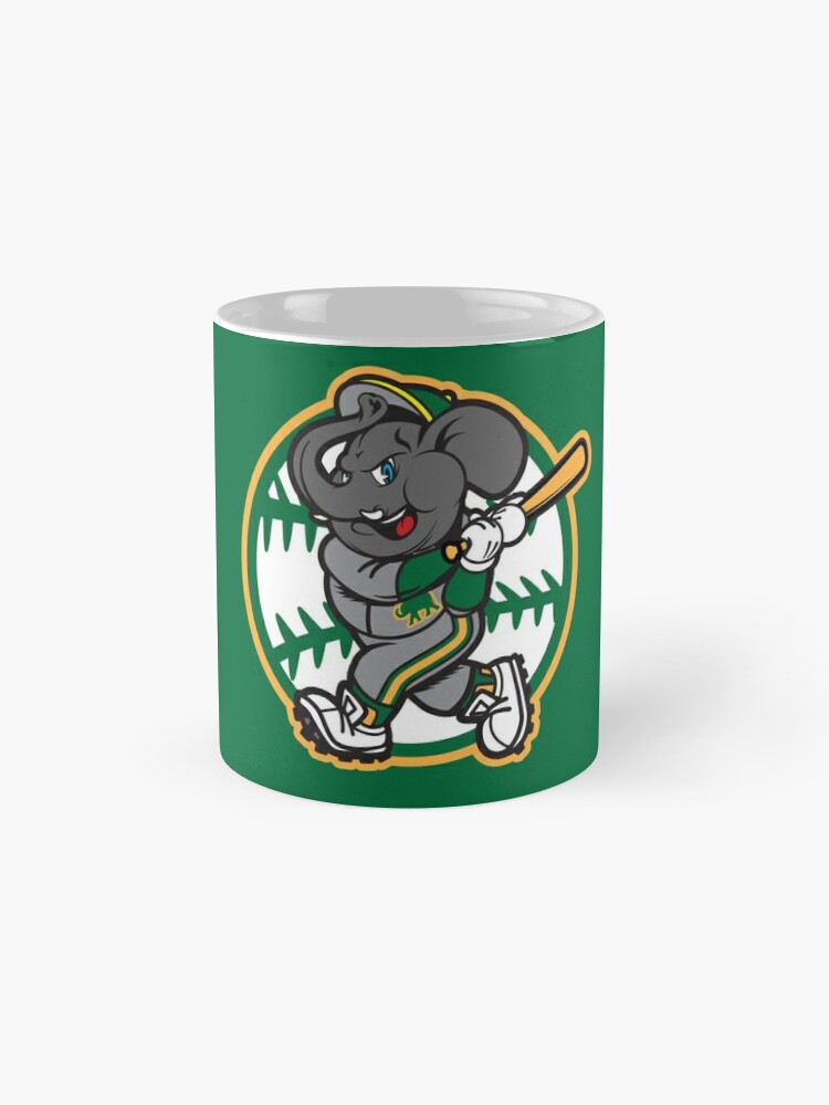 Oakland A's Elephant Baseball Sticker for Sale by OrganicGraphic