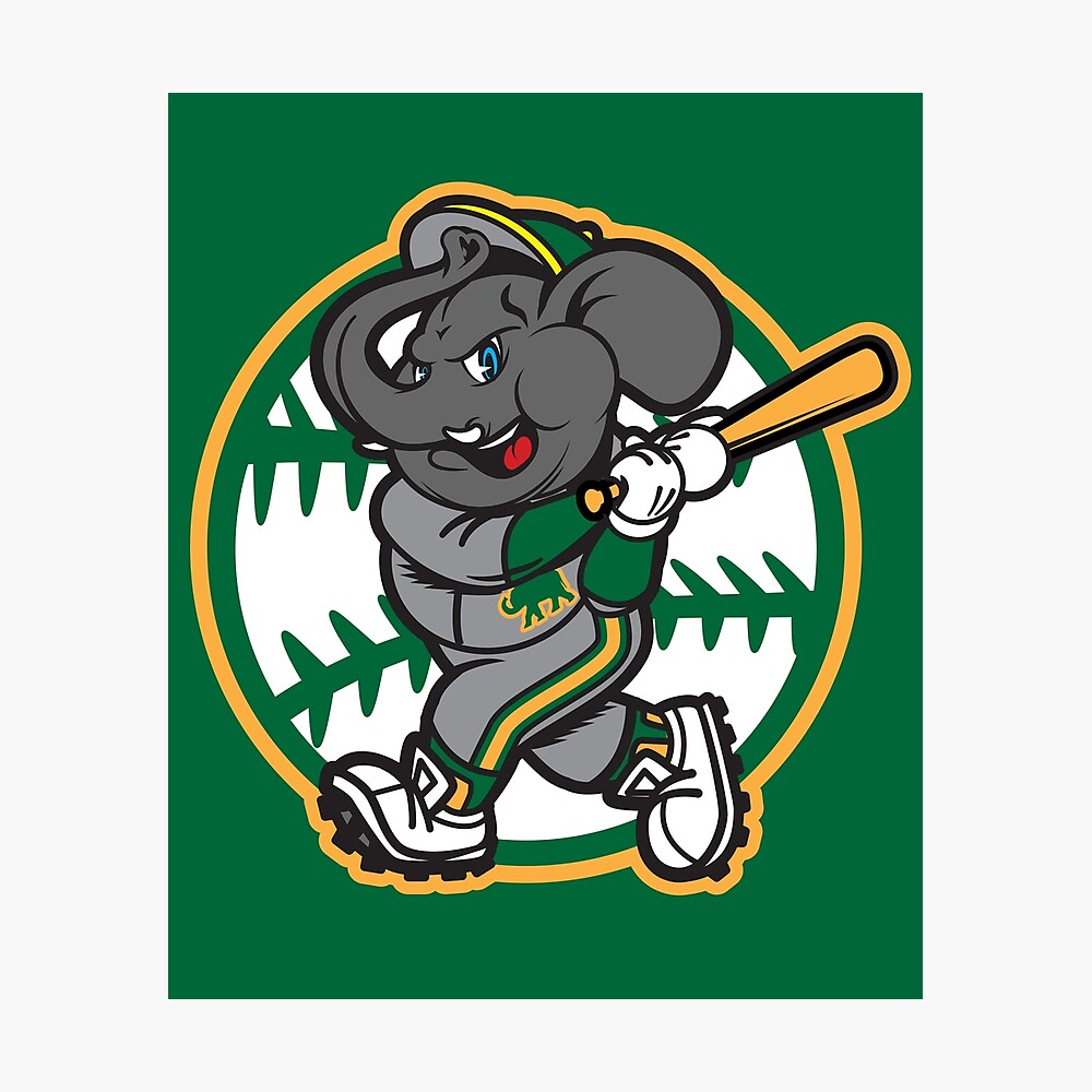 Oakland Athletics Lapel Pin ~ MLB ~ A's Elephant Logo ~ Mascot Harry  Elephante ~ Vintage