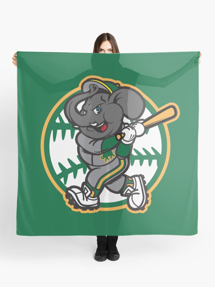 Elephant-Inspired Oakland A's Design Sticker for Sale by OrganicGraphic