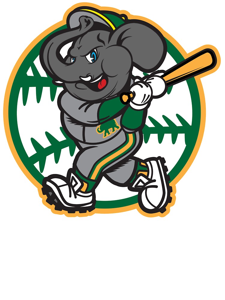 Elephant-Inspired Oakland A's Design Kids T-Shirt for Sale by  OrganicGraphic