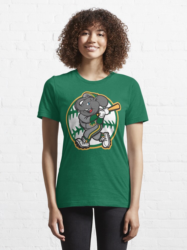 Women's Oakland Athletics Green Oversized Spirit Jersey V-Neck T-Shirt