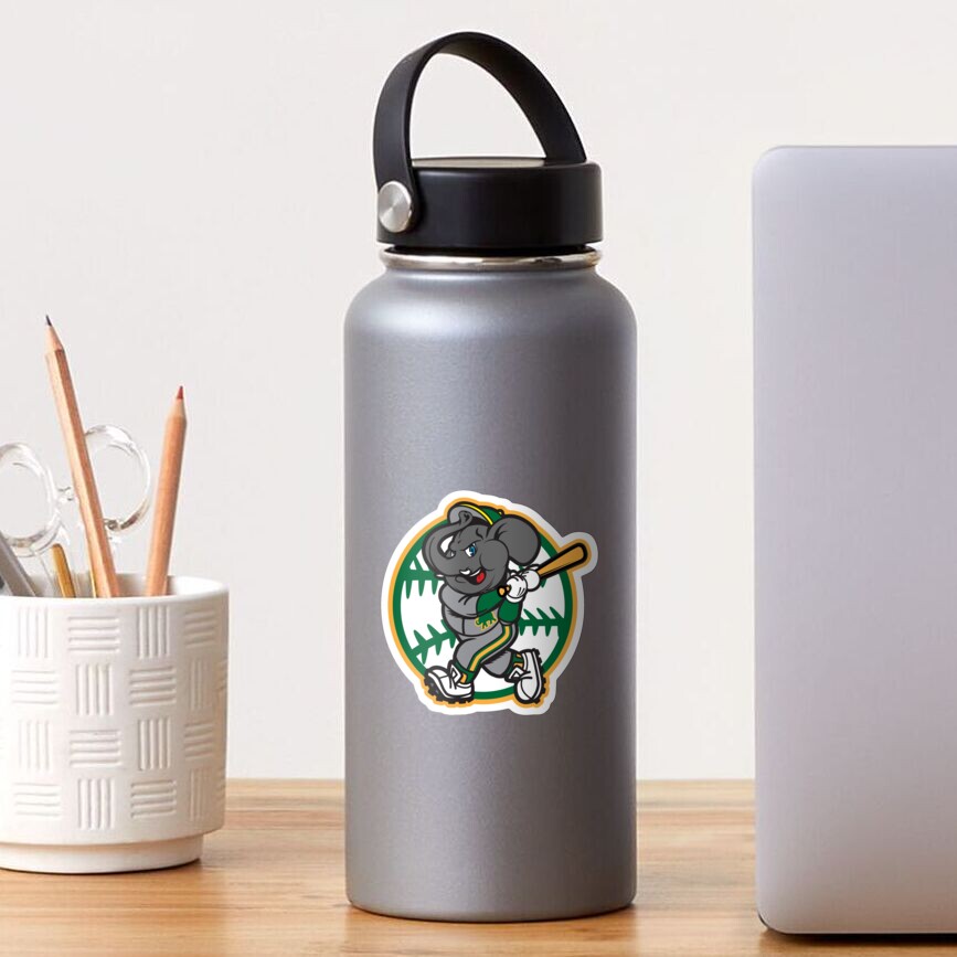 Oakland A's Elephant Baseball Sticker