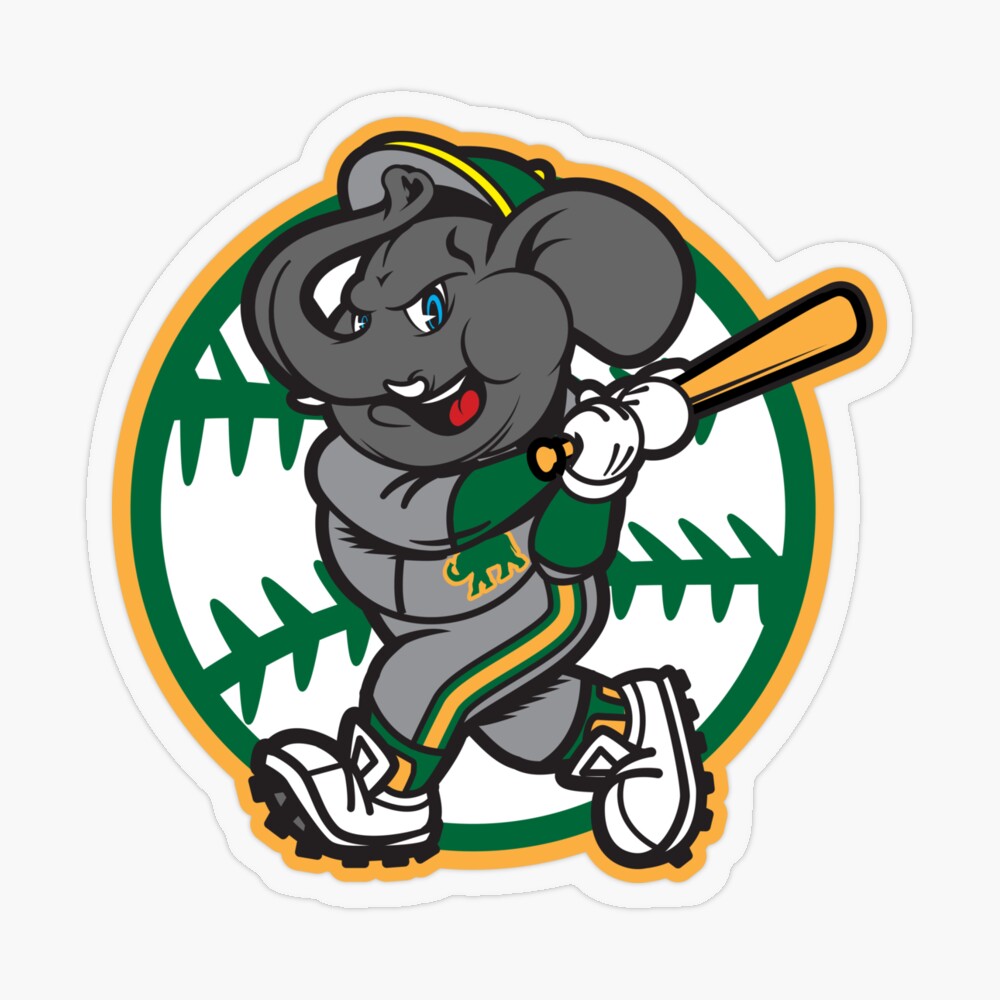 Elephant-Inspired Oakland A's Design iPad Case & Skin for Sale by