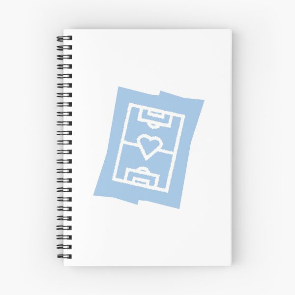 Item preview, Soccer field with heart - sky blue designed and sold by 22ndbrand.