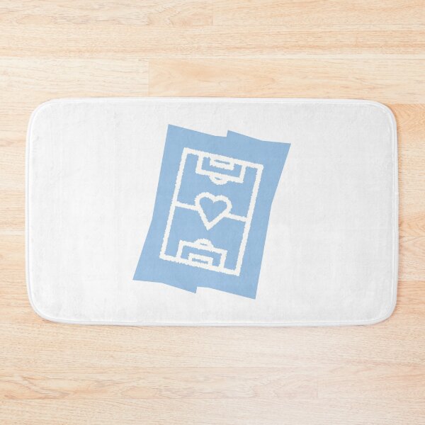 Item preview, Soccer field with heart - sky blue designed and sold by 22ndbrand.