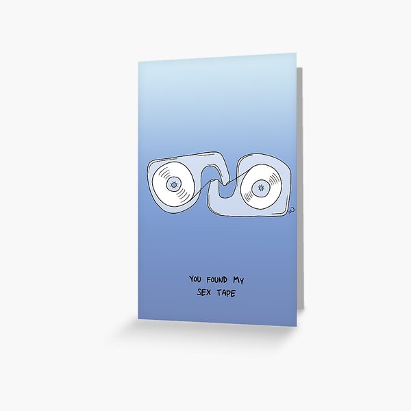 Sex Tape Greeting Card