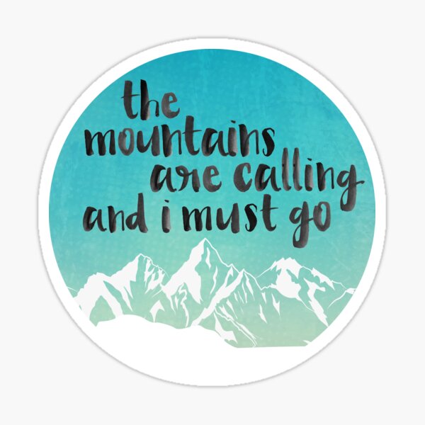 mountains Sticker