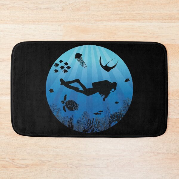 Item preview, Deep Water Diver Sea Life designed and sold by TheInkElephant.