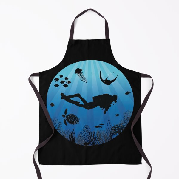 Item preview, Deep Water Diver Sea Life designed and sold by TheInkElephant.
