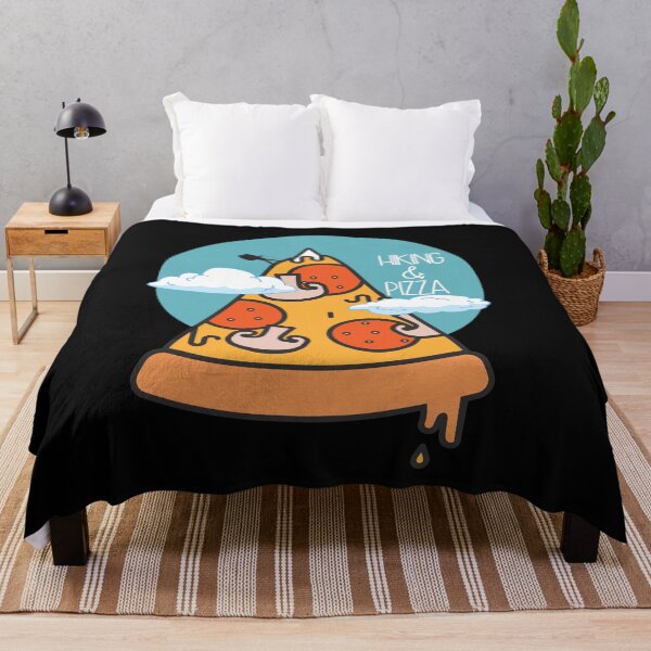 Item preview, Hiking And Pizza designed and sold by hayatdesign.