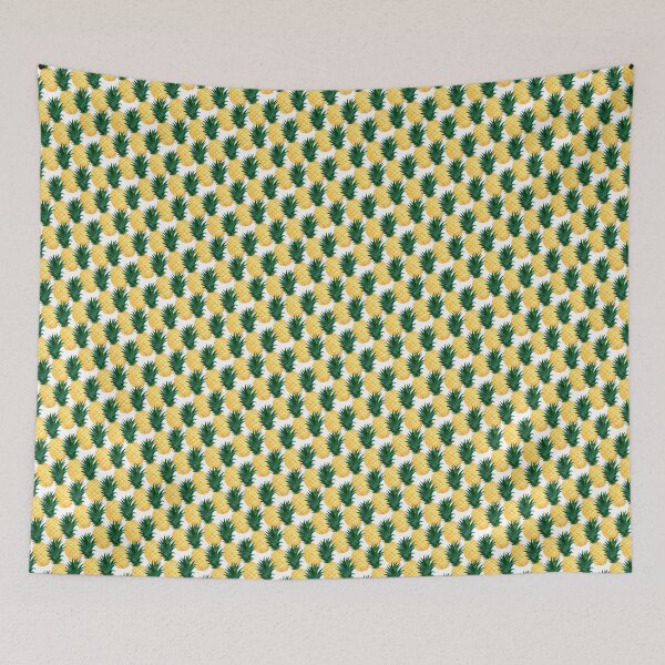 Item preview, Pineapple Pineapples Fruit Pattern designed and sold by Spaceshipsells.