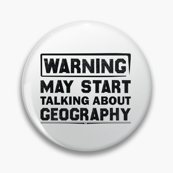 Item preview, Warning May Start Talking About Geography designed and sold by Life Shop.