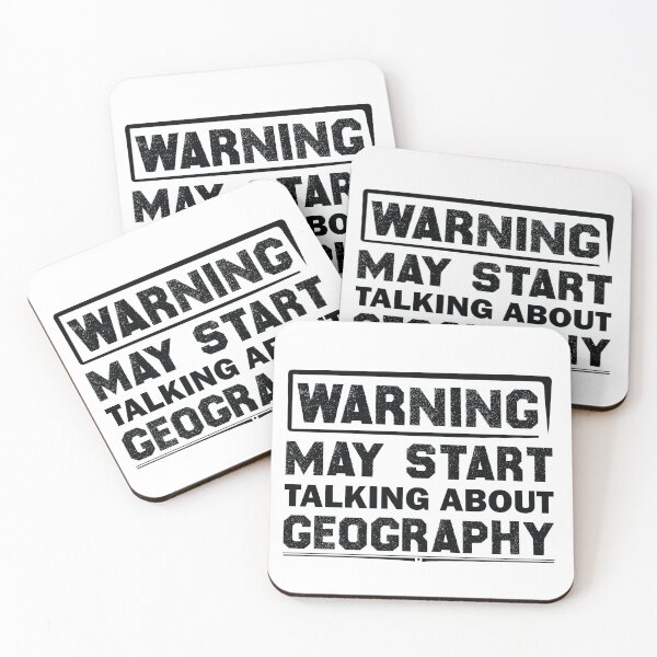 Item preview, Warning May Start Talking About Geography designed and sold by Life Shop.