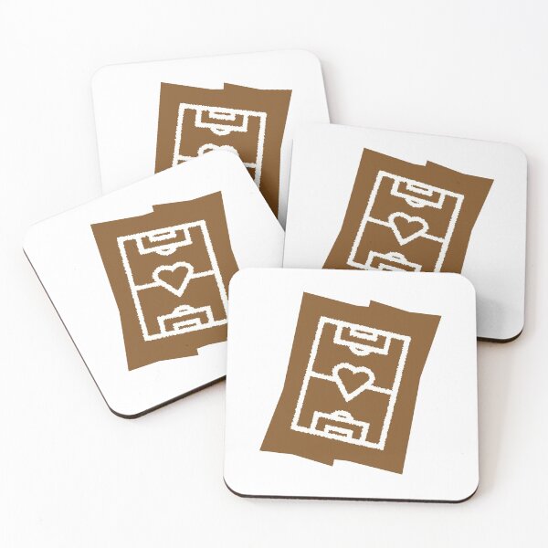 Item preview, Soccer field with heart - brown designed and sold by 22ndbrand.