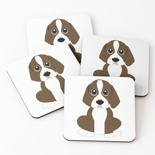 Item preview, A Cute Brown and White Dog designed and sold by SimplyAdrienne.