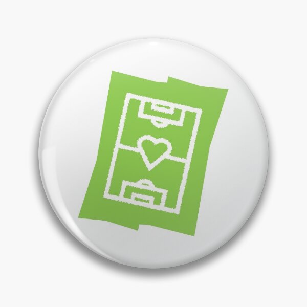 Item preview, Soccer field with heart - green designed and sold by 22ndbrand.
