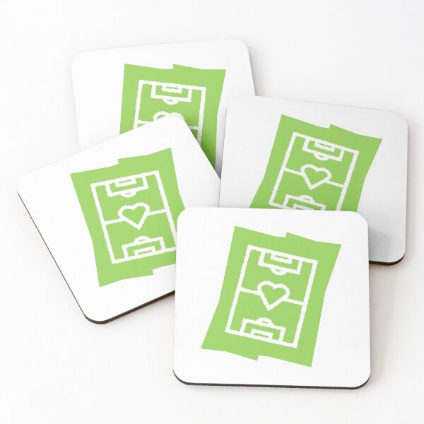 Item preview, Soccer field with heart - green designed and sold by 22ndbrand.