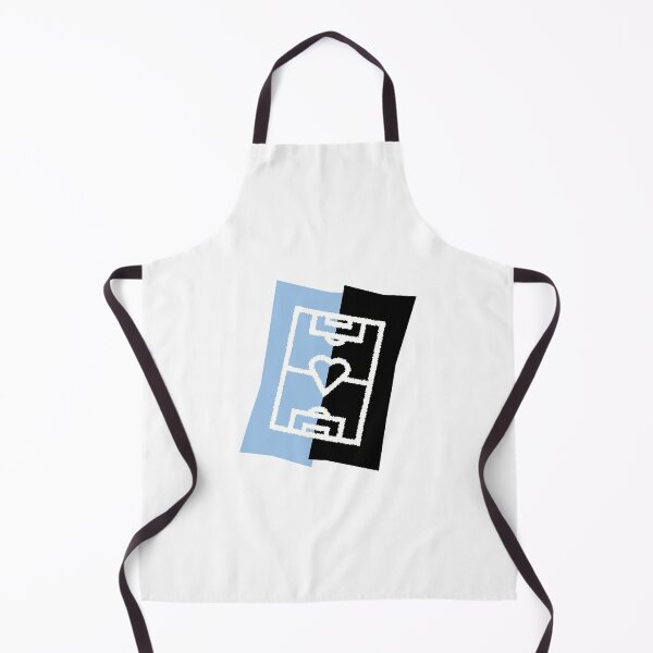 Item preview, Soccer field with a heart - sky blue / black designed and sold by 22ndbrand.