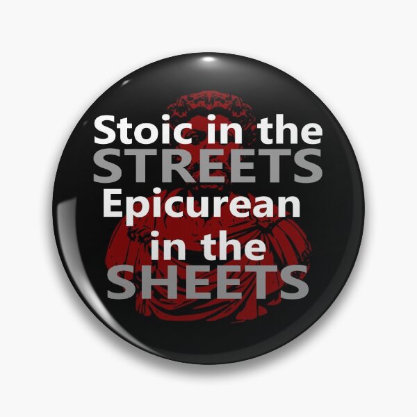 Item preview, Stoic In The Streets - Epicurean In The Sheets - Funny Philosophy - Philosophy Student Gift designed and sold by jacob-jendrey.