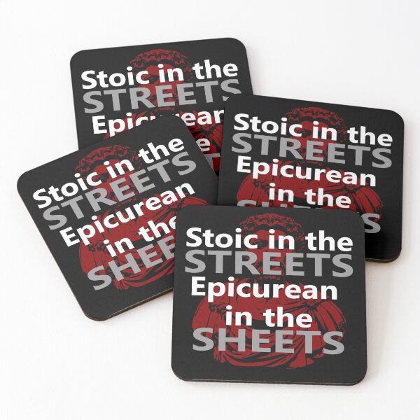 Item preview, Stoic In The Streets - Epicurean In The Sheets - Funny Philosophy - Philosophy Student Gift designed and sold by jacob-jendrey.