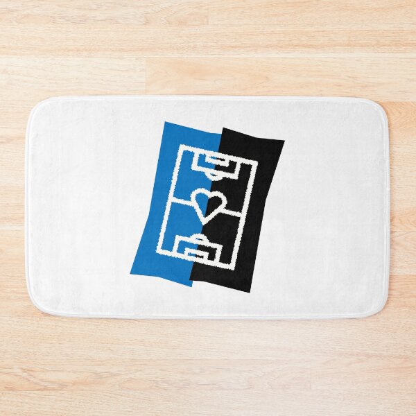 Item preview, Soccer field with heart - blue / black designed and sold by 22ndbrand.