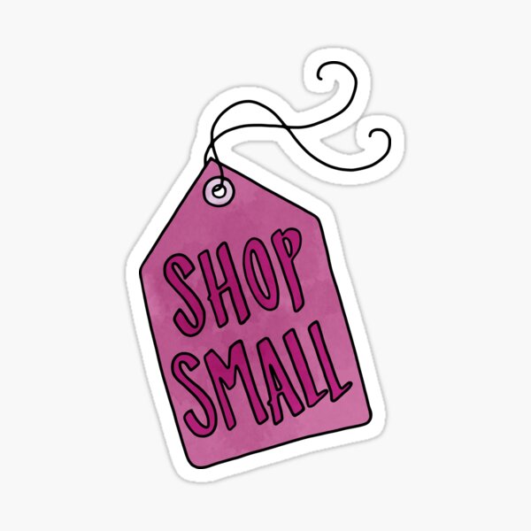 Item preview, Pink Shop Small Gift Tag designed and sold by murialbezanson.