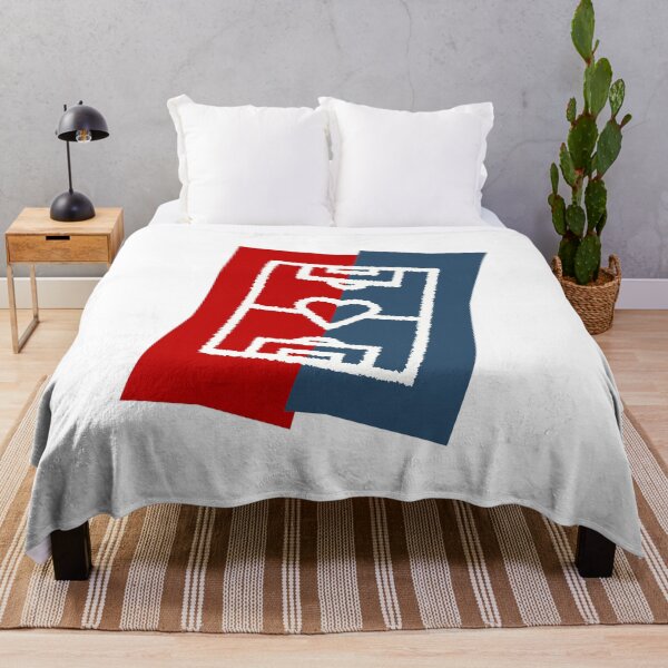 Item preview, Soccer field with heart - red / dark blue designed and sold by 22ndbrand.