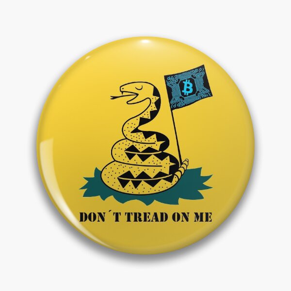 Item preview, Dont tread on me - Bitcoin - D4 designed and sold by MVG designs.
