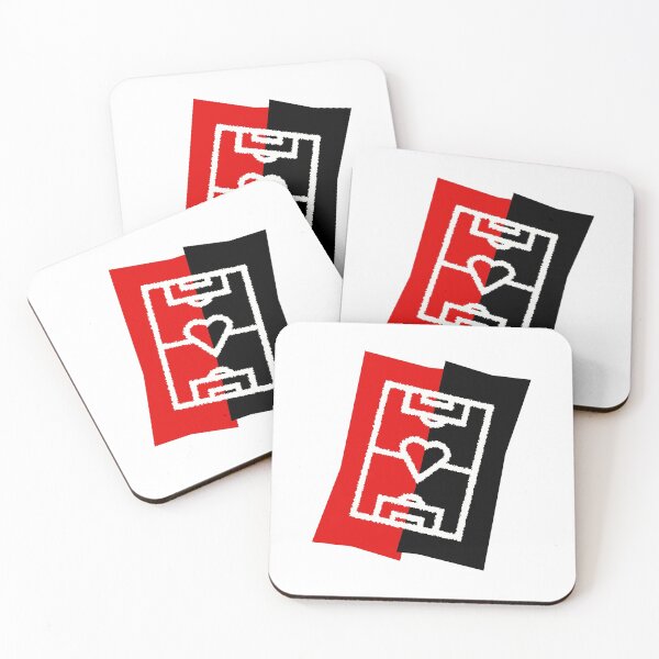 Item preview, Soccer field with heart - red / black designed and sold by 22ndbrand.