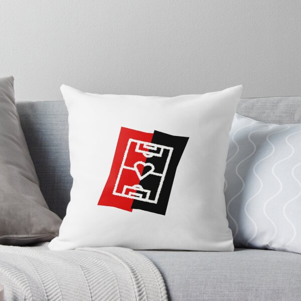Item preview, Soccer field with heart - red / black designed and sold by 22ndbrand.