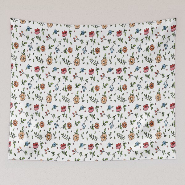 Item preview, Spring Cartoon Colourful Flowers designed and sold by sarafianoss.