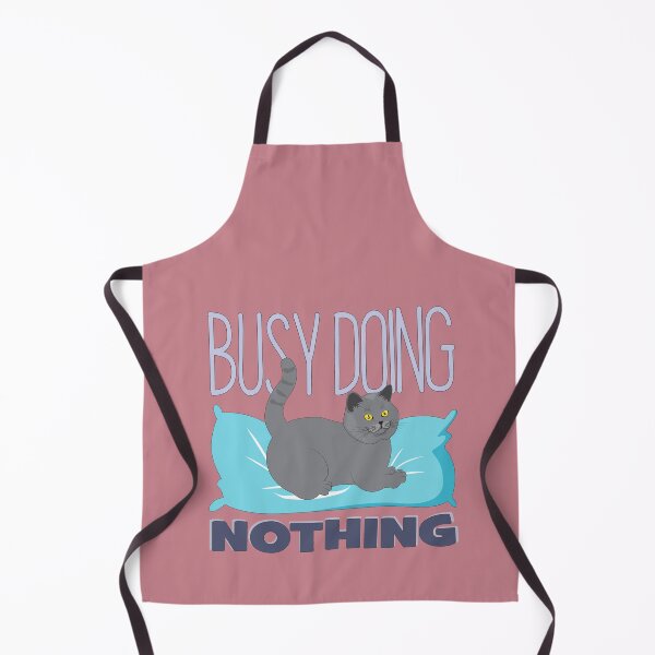 Item preview, Busy Doing Nothing - Funny Lazy Cat designed and sold by MiloCuteCat.