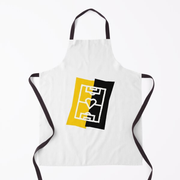 Item preview, Soccer field with heart - yellow / black designed and sold by 22ndbrand.
