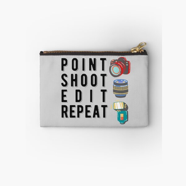 Item preview, point, shoot, edit, repeat - photography lover designed and sold by Atleta-Cali.