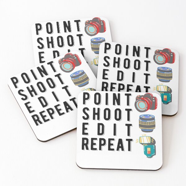 Item preview, point, shoot, edit, repeat - photography lover designed and sold by Atleta-Cali.