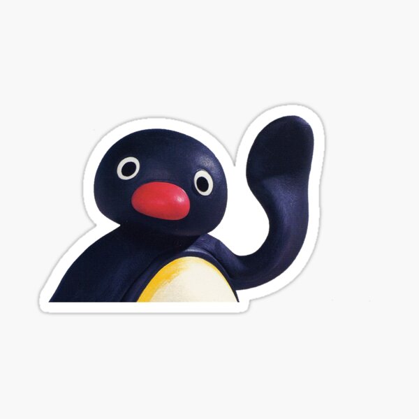 Pingu Peeker Sticker