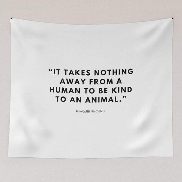 Item preview, Joaquin Phoenix`s quote designed and sold by vegangabriel.