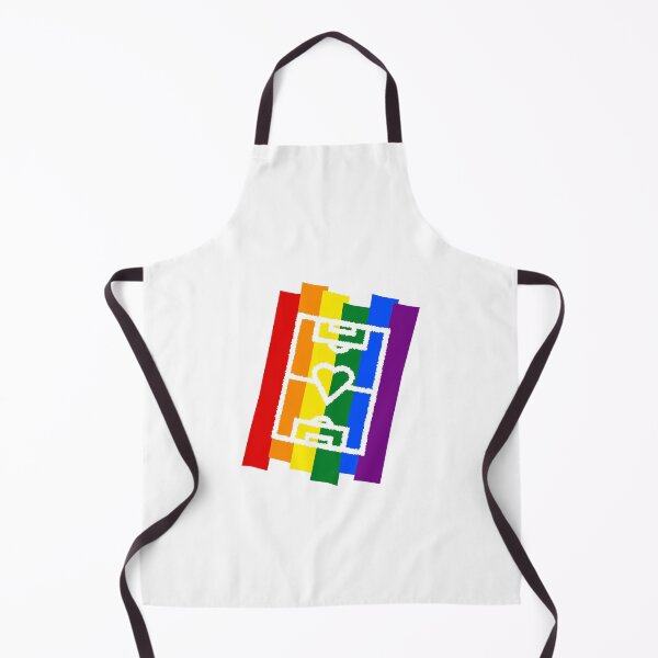 Item preview, Soccer field with heart - rainbow designed and sold by 22ndbrand.