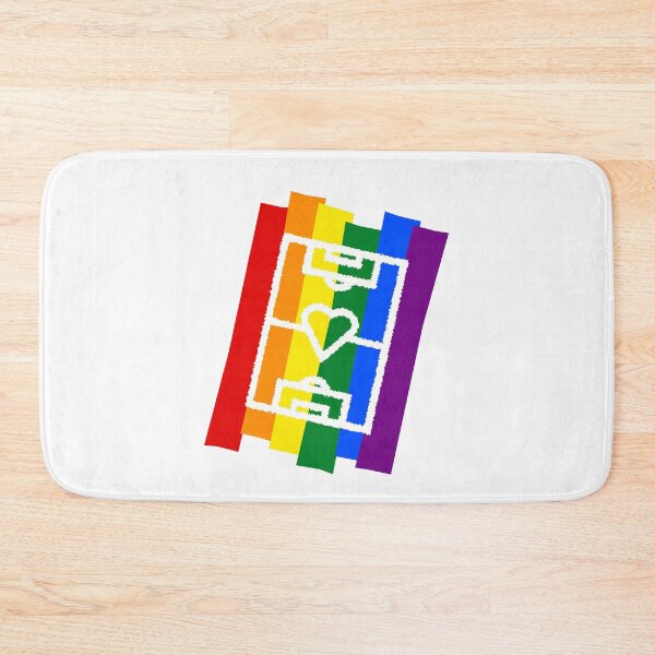 Item preview, Soccer field with heart - rainbow designed and sold by 22ndbrand.