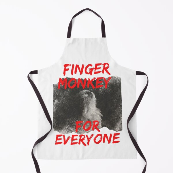 Item preview, Finger Monkey for Everyone and Drawing of Monkey Face designed and sold by wodra.