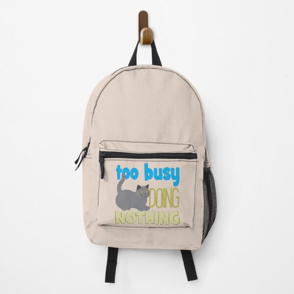 Item preview, Too Busy Doing Nothing - Funny Lazy Cat designed and sold by MiloCuteCat.